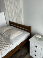 Двуспальная  кровать "Бора" 90x200,120x200,140х200,160x200,180x200 (антик)(массив сосны) — изображение 3