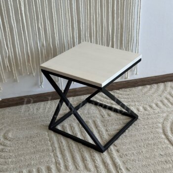 Табурет CITY-BDC 40(Массив сосны+сталь)