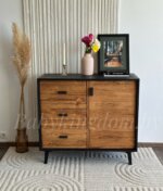 Комод ERICK-MB 1P+3T(массив сосны)