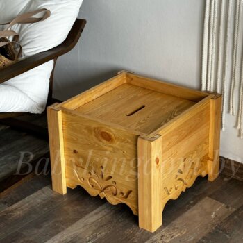 Пуф DAHU-POUF1\BOIS(массив сосны )