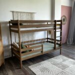 Двухъярусная кровать "Марта 2в1" из массива сосны (антик)80x180, 90Х200 (без ящиков) — изображение 3