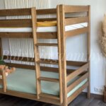 Двухъярусная кровать "Марта 2в1" из массива сосны (антик)80x180, 90Х200 (без ящиков) — изображение 6