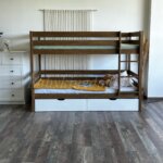 Двухъярусная кровать "Моритц" из массива сосны 90Х200 (с ящиками ) (Антик+Воск) — изображение 7