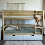 Двухъярусная кровать "Моритц" из массива сосны 90Х200 (с ящиками ) (Лак+Воск) — изображение 6