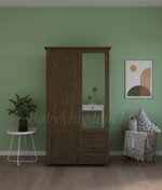 Шкаф Форест-1с зеркалом (массив сосны) (Антик)