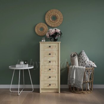 Тумба "Сканди 3"(лак) массив сосны