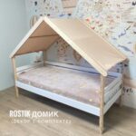 ROSTIK Домик(декор в комплекте)80x160, 80x180, 80x190, 90x190, 90x200(березовая фанера)