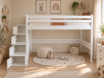 Кровать ROSTIK  Чердак с лестницей-комодом 80x160, 80x180, 80x190, 90x190, 90x200(березовая фанера) — изображение 4