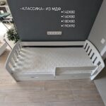 Односпальная кровать "Классика" из МДФ 80х170,80×180, 90x190 (с бортом и ящиками) — изображение 15