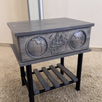 Тумба прикроватная, модель “Navy” цвет Графит