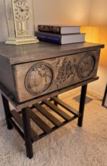 Тумба прикроватная модель “Navy”(Цвет “Ebony”, черное дерево) — изображение 4