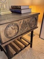 Тумба прикроватная модель “Navy”(Цвет “Ebony”, черное дерево) — изображение 2