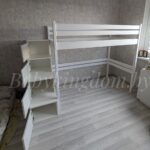 Кровать ROSTIK  Чердак с лестницей-комодом 80x160, 80x180, 80x190, 90x190, 90x200(березовая фанера) — изображение 2
