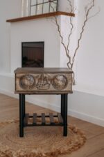 Тумба прикроватная модель “Navy”(Цвет “Ebony”, черное дерево) — изображение 8