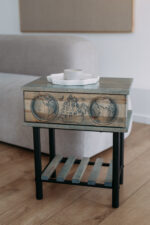 Тумба прикроватная модель “Navy”  цвет морской