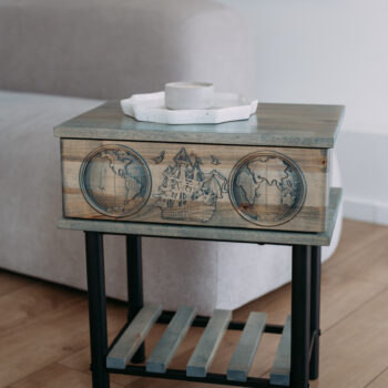 Тумба прикроватная модель “Navy”  цвет морской