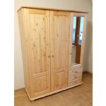 Шкаф Фалько 2 ЛАК массив сосны