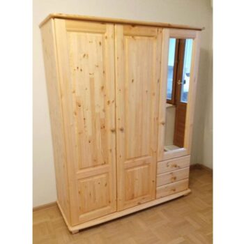 Шкаф Фалько 2 ЛАК массив сосны