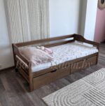 Односпальная кровать "Моана"(Антик) 80×160,80×180,90×200 с ящиками — изображение 5