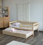 Односпальная кровать "Марта"(лак) 70x140,80×160,80×180,90×200 (с Выкатным местом )