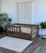 Односпальная кровать «Гретта»(Антик) из массива сосны 70x140,0 80Х160, 80x180, 90x200(с ящиками Антик) — изображение 3