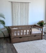 Односпальная кровать «Гретта»(Антик) из массива сосны 70x140,0 80Х160, 80x180, 90x200(с ящиками Антик) — изображение 5