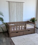 Односпальная кровать «Гретта»(Антик) из массива сосны 70x140,0 80Х160, 80x180, 90x200(с ящиками Антик) — изображение 7