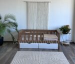 Односпальная кровать «Гретта»(Антик) из массива сосны 70x140, 80Х160, 80x180, 90x200(с ящиками Белый) — изображение 3