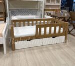 Односпальная кровать «Гретта»(Антик) из массива сосны 70x140, 80Х160, 80x180, 90x200(с ящиками Белый) — изображение 9