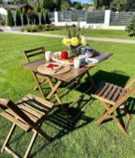 СТОЛ РАСКЛАДНОЙ 75Х80Х120(МАССИВ БЕРЕЗЫ) — изображение 3