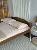 Кровать "Леона "(антик) 90x200, 120х200,140x200,160x200,180x200 (массив сосны) — изображение 11