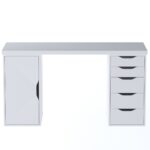 Стол письменный ИНГАР 2/5/ДВ Белый арт. 01590 — изображение 2