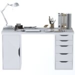 Стол письменный ИНГАР 2/5/ДВ Белый арт. 01590 — изображение 4