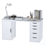 Стол письменный ИНГАР 2/5/ДВ Белый арт. 01590