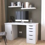 Стол письменный ИНГАР 2/5/ДВ Белый арт. 01590 — изображение 6