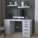 Стол письменный ИНГАР 2/5/ДВ Белый арт. 01590 — изображение 7