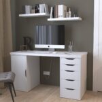 Стол письменный ИНГАР 2/5/ДВ Белый арт. 01590 — изображение 8