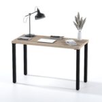 Стол письменный Ингар 1/ТТ дуб беленый/черный арт. 01385 — изображение 2