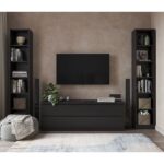 Cтеллаж Варма 40 шпонированный Черный ясень арт. 00333 — изображение 4