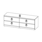 Комод Варма Прайм 4Д арт. 01712 Белый — изображение 9