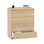 Комод Варма Прайм 4 арт. 01699 дуб беленый — изображение 6