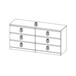 Комод Варма Прайм 6Д дуб беленый  арт. 01750 — изображение 7