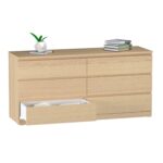 Комод Варма Прайм 6Д дуб беленый  арт. 01750 — изображение 4