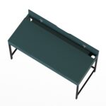 Стол письменный Ингар Д 132 Серо-Бирюзовый Арт.01910 — изображение 7