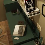 Стол письменный Ингар Д 132 Серо-Бирюзовый Арт.01910 — изображение 8