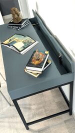 Стол письменный Ингар Д 132 Серо-Бирюзовый Арт.01910 — изображение 25