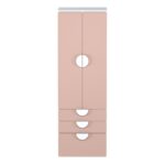 Шкаф распашной с двумя дверьми, тремя ящиками и полкой арт. 02603 мечтательный пион КДСП — изображение 2