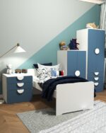 Шкаф распашной с двумя дверьми и полкой ПИКСИ  арт. 02467 озорной василек — изображение 4