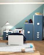 Шкаф распашной с двумя дверьми и полкой ПИКСИ  арт. 02467 озорной василек — изображение 5