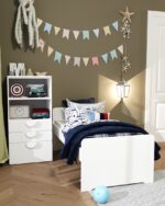 Cтеллаж с тремя выдвижными ящиками ПИКСИ арт. 02023 робкий подснежник КДСП — изображение 7